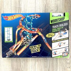 Hot Wheels Workshop Track Builder Spiral Stack-up Starter Set CHX36 New